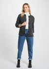 Ladies Donegal Wool Cardigan - Charcoal