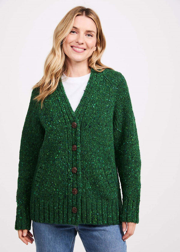 Ladies Tweed Cardigan | Valley Green