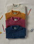 Childrens Roll Neck Raglan Crew