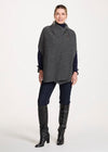 Aran Woollen Mills 100% Pure New Wool Poncho Cape