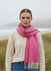 McNutt Lambswool Scarf | Raspberry Rose