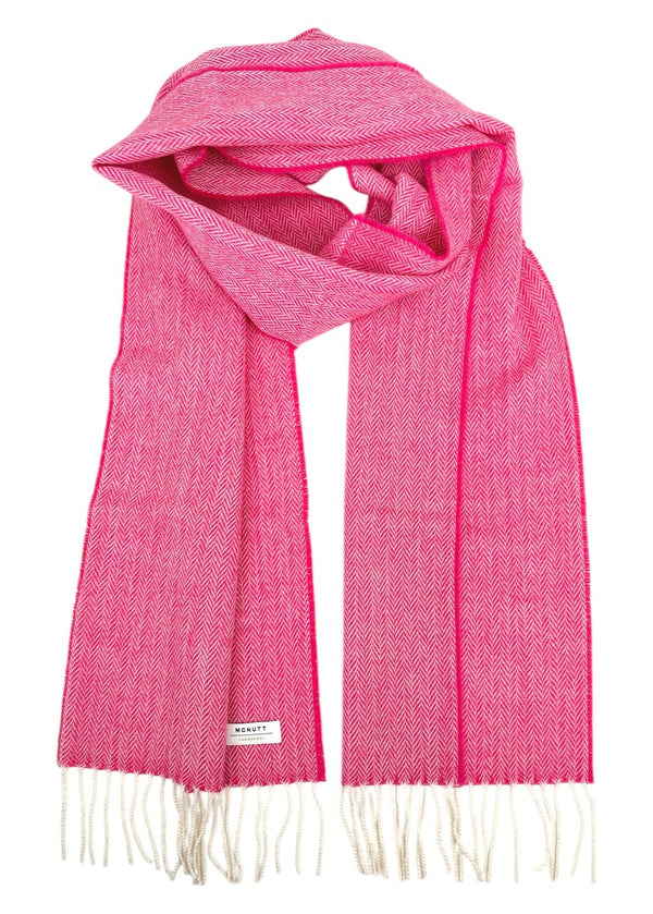 McNutt Lambswool Scarf | Raspberry Rose