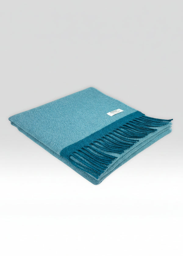 McNutt Lipstick Reversible Tide Wrap - Luxury Irish Merino & Cashmere Blend