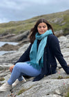 McNutt Lipstick Reversible Tide Wrap - Luxury Irish Merino & Cashmere Blend