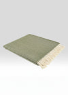 McNutt Supersoft Merino Lambswool Throw | Ripple Fern