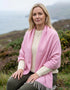 McNutt Rose Kaschmir-Merino-Stola | Luxuriöse irische Strickwaren
