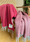 Mcnutt Pure Wool Throw | Rosehip
