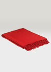 Mcnutt Cashmere Merino Throw Rouge