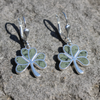 Connemara Marble Shamrock Drop Earrings