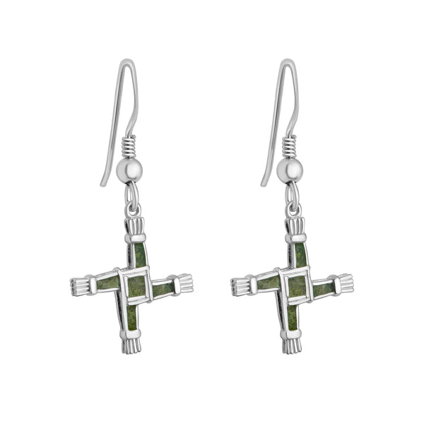 Connemara Marble St Brigid's Drop Earrings