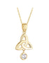 10K Gold Trinity Knot Pendant