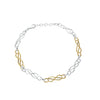 10K Gold & Sterling Silver Celtic Bracelet