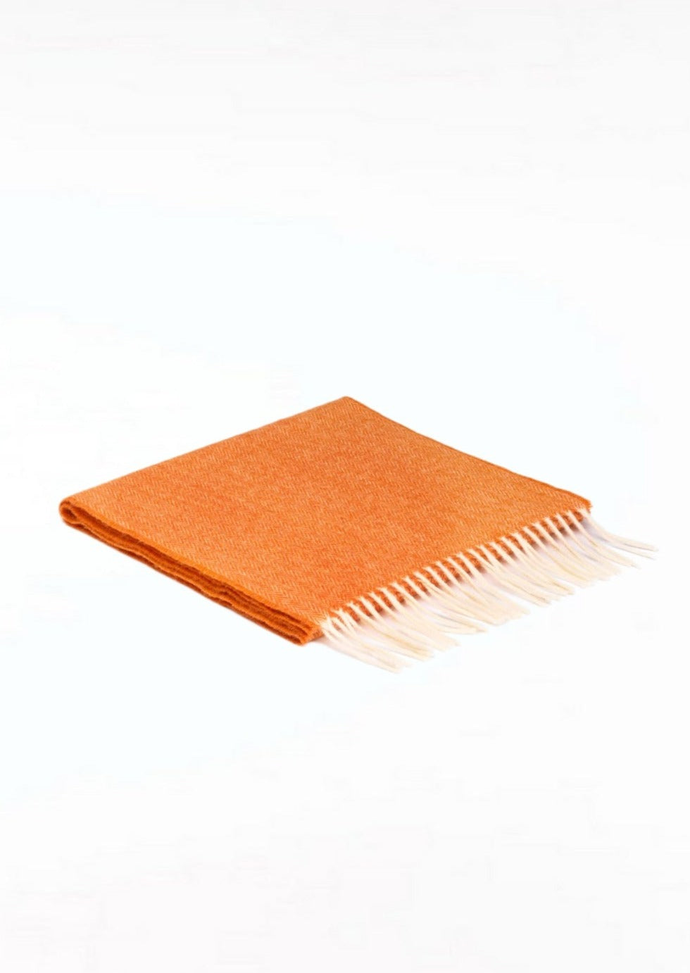 McNutt Orange Herringbone Scarf (A23)