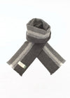 Mucros Grey Black Donegal Scarf