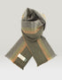 Mucros Donegal Scarf | Stripe Herringbone