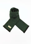 Mucros Soft Green Herringbone Donegal Scarf