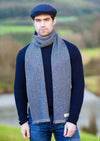 Mucros Denim Speck Donegal Scarf