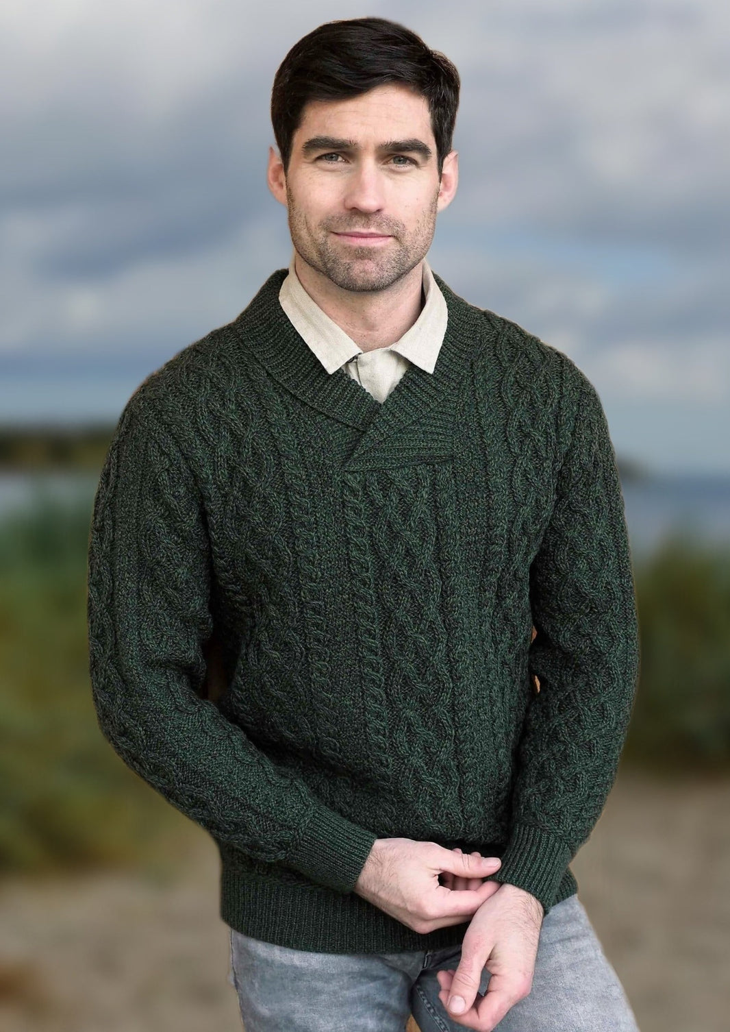 Mens Aran Sweaters | Made in Ireland | 100% Merino Wool