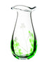 Irish Shamrock Large Glass Vase