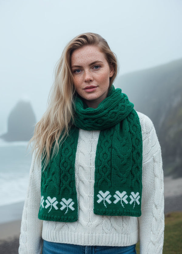 Shamrock Scarf | Green