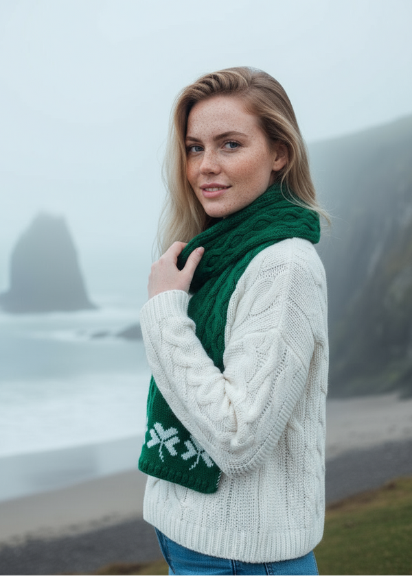 Shamrock Scarf | green