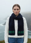 Shamrock Scarf | Navy