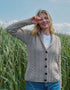 Shawl Collar Aran Cardigan | Oatmeal