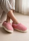 Sheep by the Sea Wool Slippers | Pink