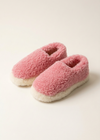 Sheep by the Sea Wool Slippers | Pink