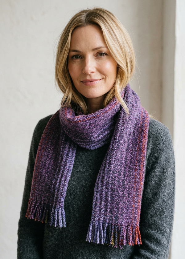 Mucros Skellig Scarf - Irish Made Merino Wool & Cashmere