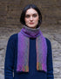 Mucros Skellig Scarf | Purple Orange Green