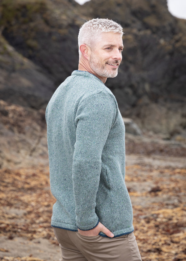 Men's Roundstone Sweater | Ocean Mist