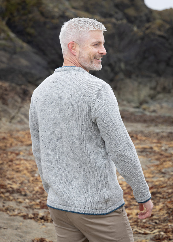 Men's Roundstone Sweater | Light Grey