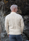 Men's Shawl Button Cardigan | Natural