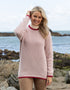 IrelandsEye Slaney Crew Neck Sweater | Pink Mist