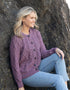 Inagh Ladies Aran Cardigan | Lupin