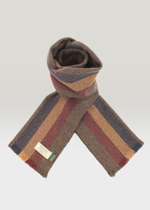 Mucros Donegal Scarf | Mustard Brown