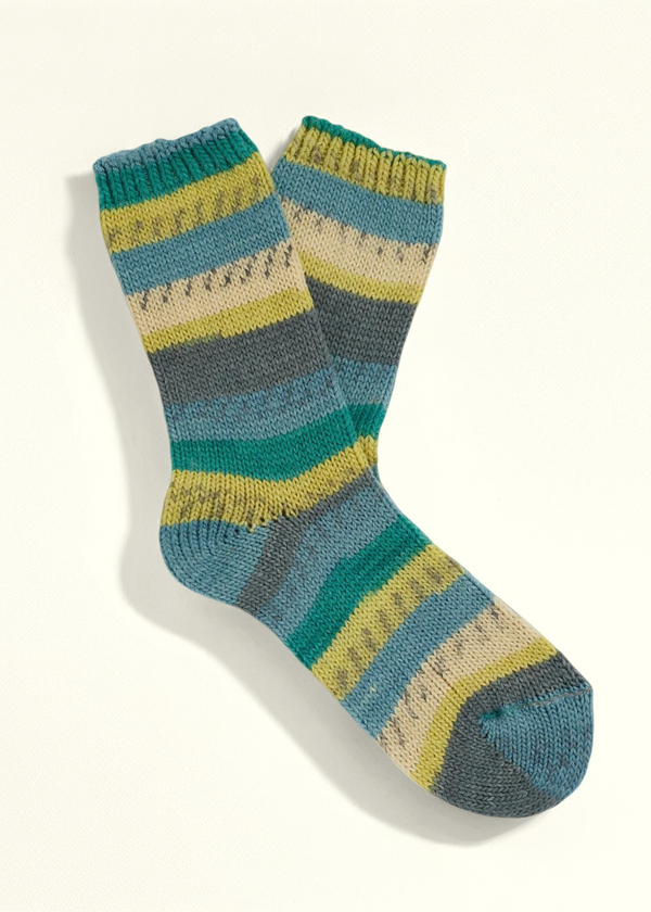 Soft Merino Wool Fair Isle Socks 