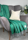 McNutt Wool Throw | Summer Green