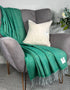 McNutt Wool Throw | Summer Green