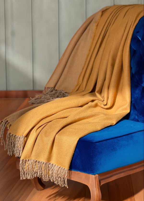 Mcnutt 100% Cashmere Sun and Sand Throw