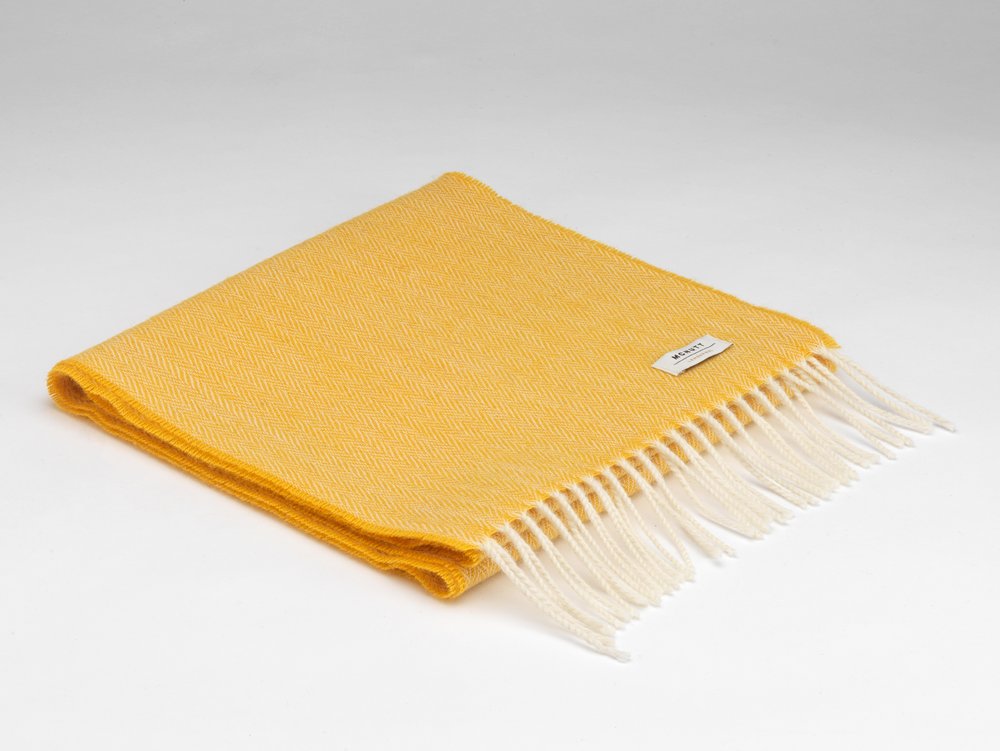 McNutt Scarf | Sunflower Herringbone