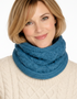 Supersoft Merino Wool Snood Scarf | Irish Sea - Clearance