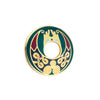 Solvar Gold Plated Large Open Brooch