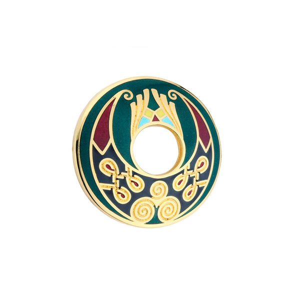 Solvar Gold Plated Large Open Brooch