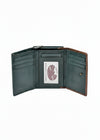 Tinnakeenly Leather Wrap Purse - Shamrock