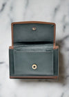 Irish Leather Tri Fold Wallet - Shamrock