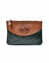 Tinnakeenly Leather Top Zip Purse - Shamrock