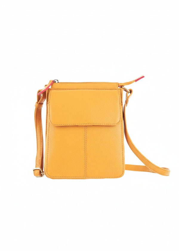 Tinnakeenly Leather Pup Bag - Mustard