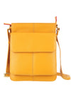 Luxury Irish Leather Sling Bag - Mustard